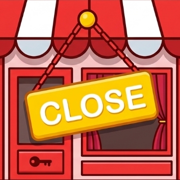 閉店