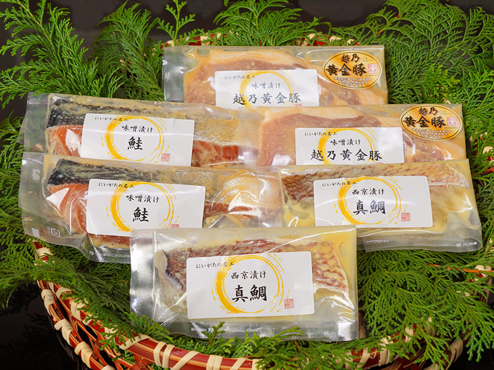 生産者迎賓館TOKIWA（ときわフーズサービス）_新潟の名工味噌漬けセット