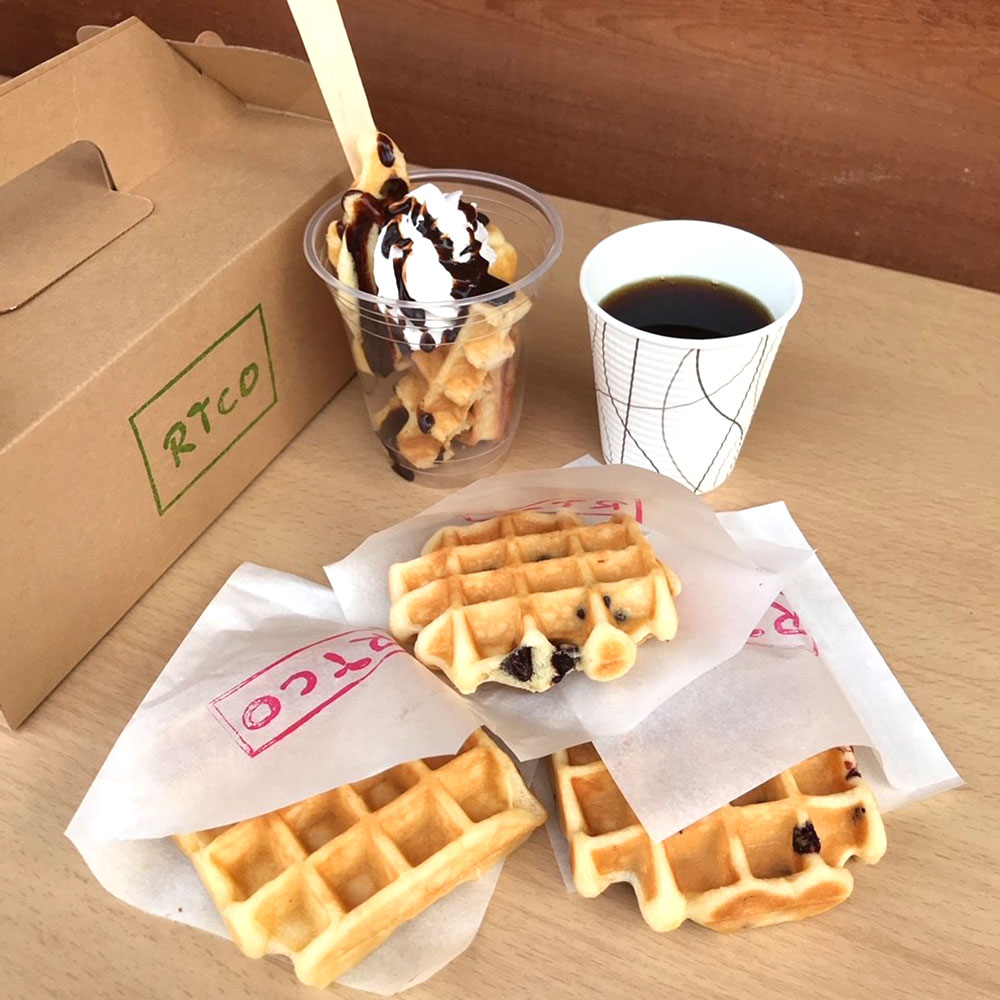 『Waffle & Coffee Rico（ワッフル アンド コーヒー　リコ）』ワッフルとコーヒー