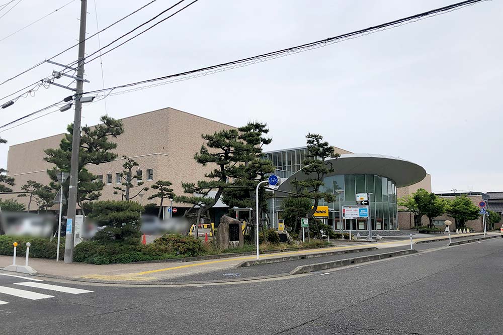 「新潟市立中央図書館（ほんぽーと）」周辺