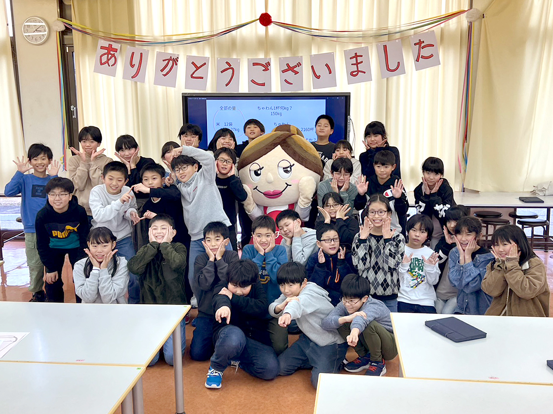 刈羽小学校の5年生