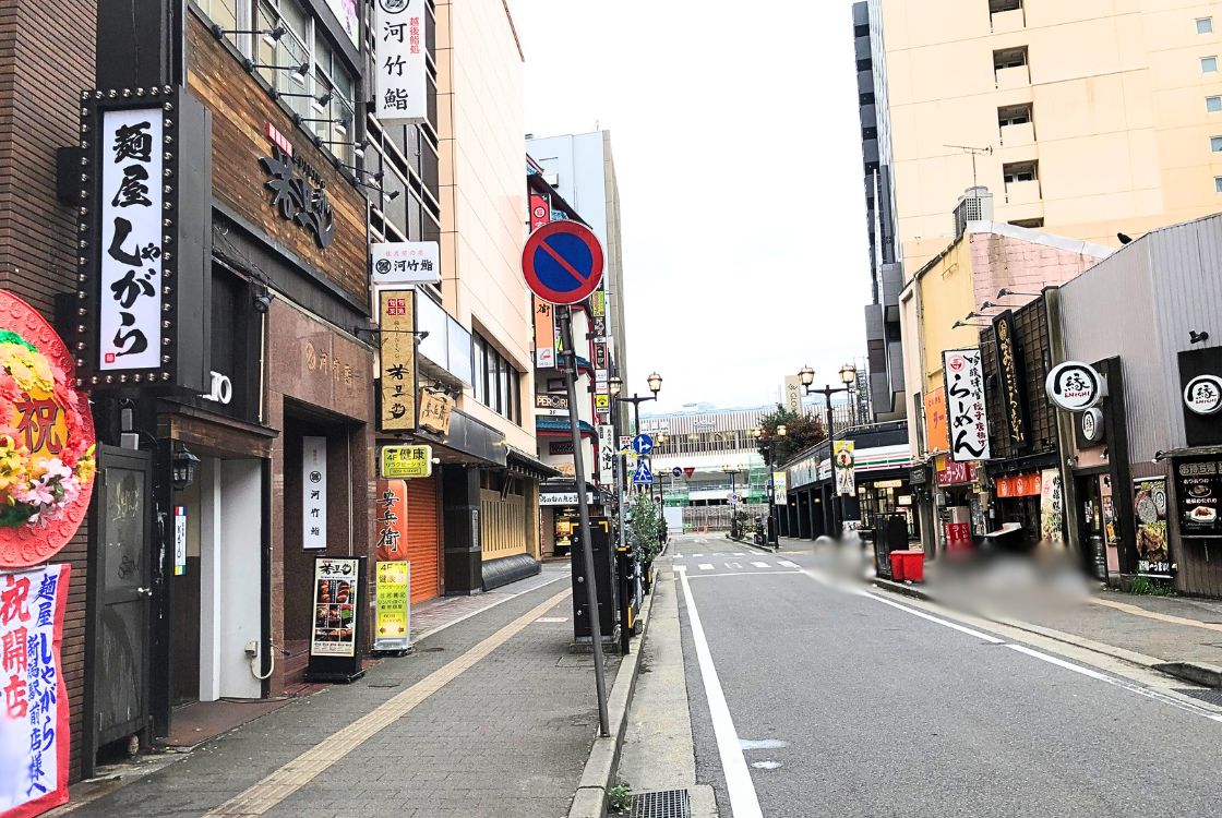 麺屋しゃがら 新潟駅前店_場所