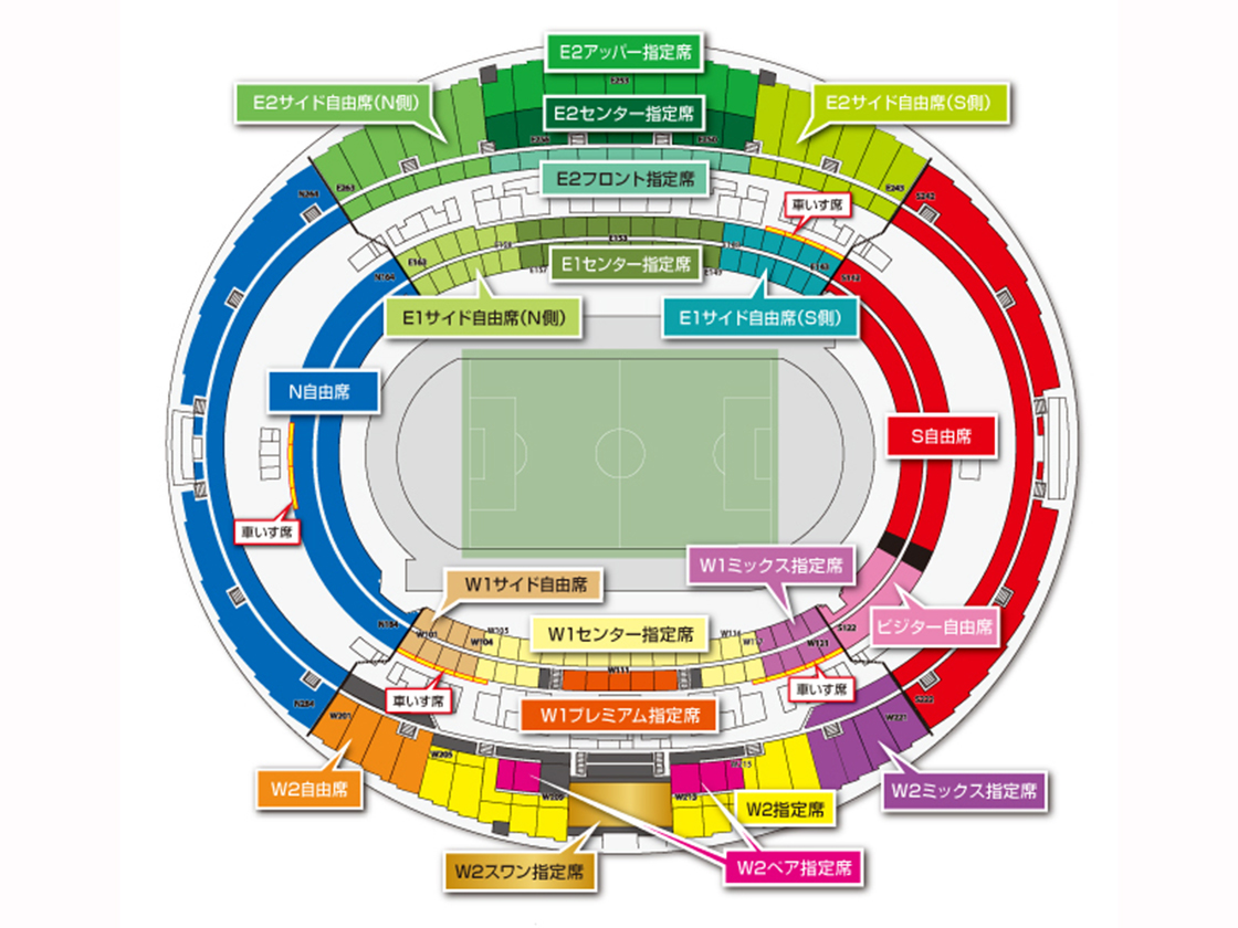 アルビレックス新潟_座席図