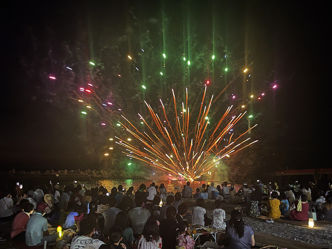 能生ふるさと海上花火大会