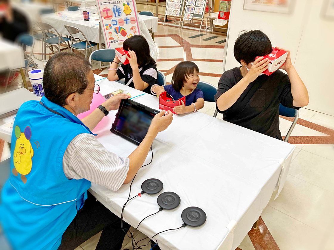 東京電力コミュニケーションブース_VRコーナー