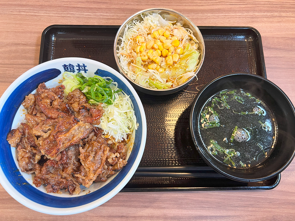 カルビ丼とスン豆腐専門店 韓丼 新潟海老ケ瀬店_さっちゃんのカルビ丼