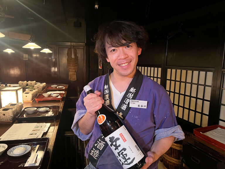 越後番屋酒場・店長の長谷川裕之さん