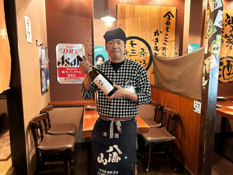 燕三条酒場かきもとの店長・今田達弥さん