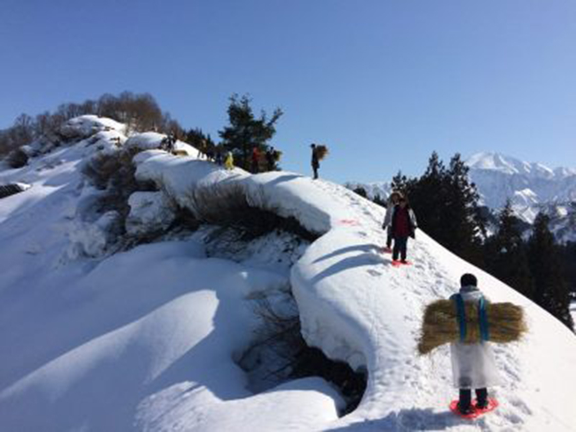 湯の里雪まつり百八灯