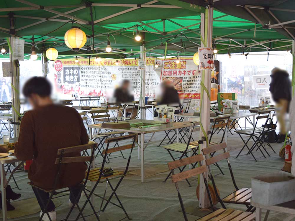 出張カキ小屋 牡蠣奉行