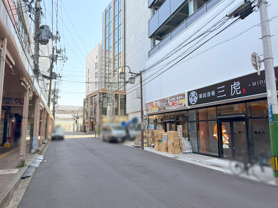 韓国酒場三虎の場所