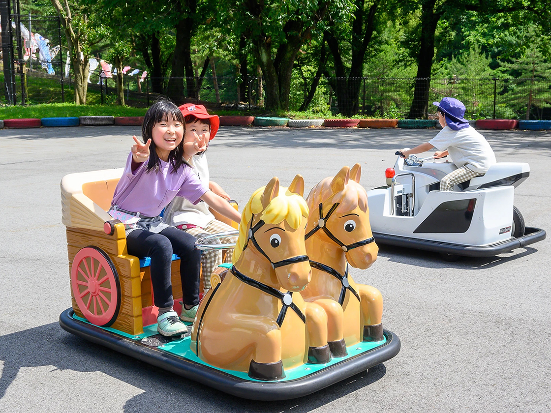 樽ヶ箸遊園のバッテリーカー