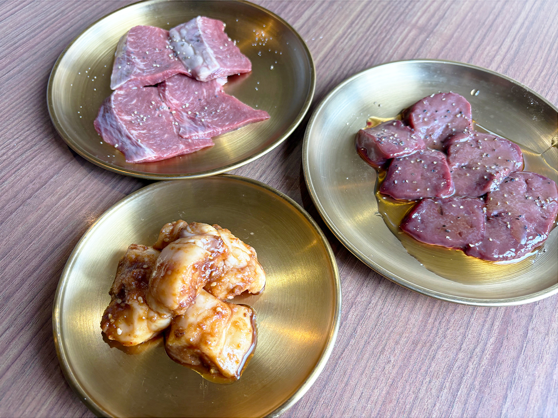 焼肉 肉の山_ホルモン・レバー・ハツ