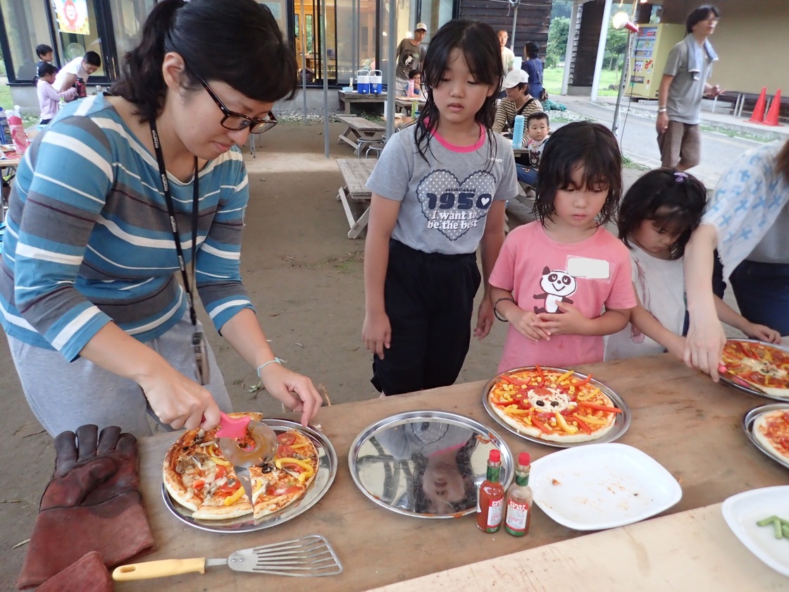 ゆめのもりピクニック＊フェスタ2025の薪焼きピザ