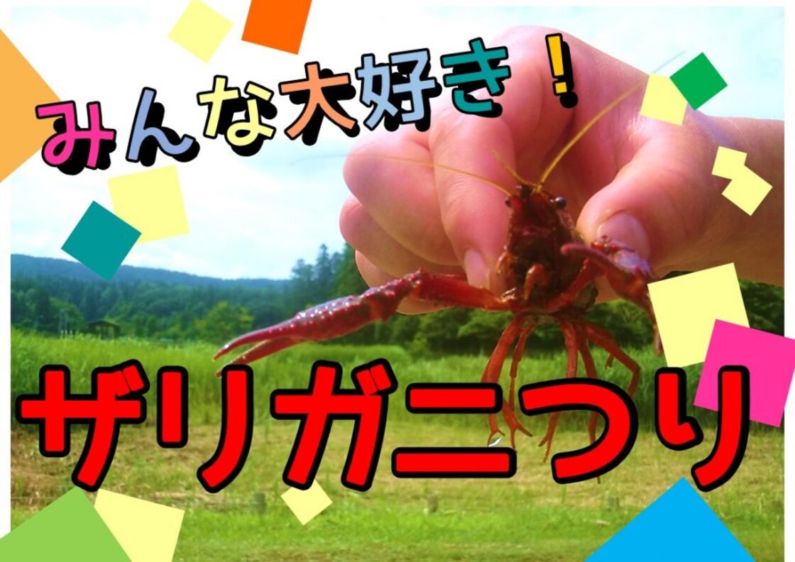 ゆめのもりピクニック＊フェスタ2025のザリガニ釣り
