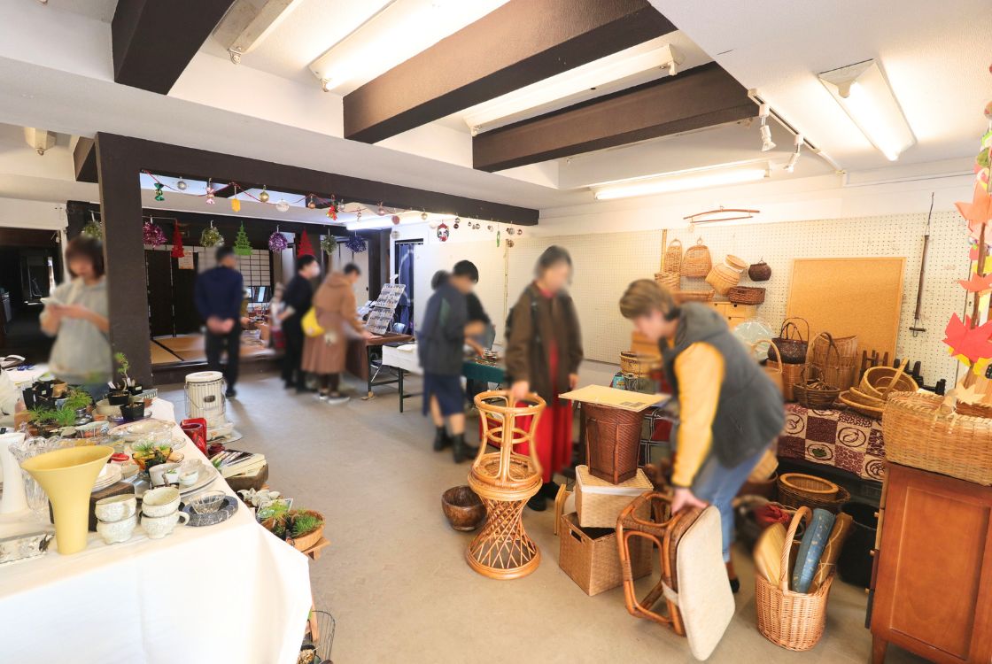 町屋でフリマ