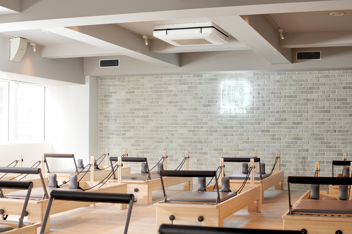 pilates K 新潟店の店内