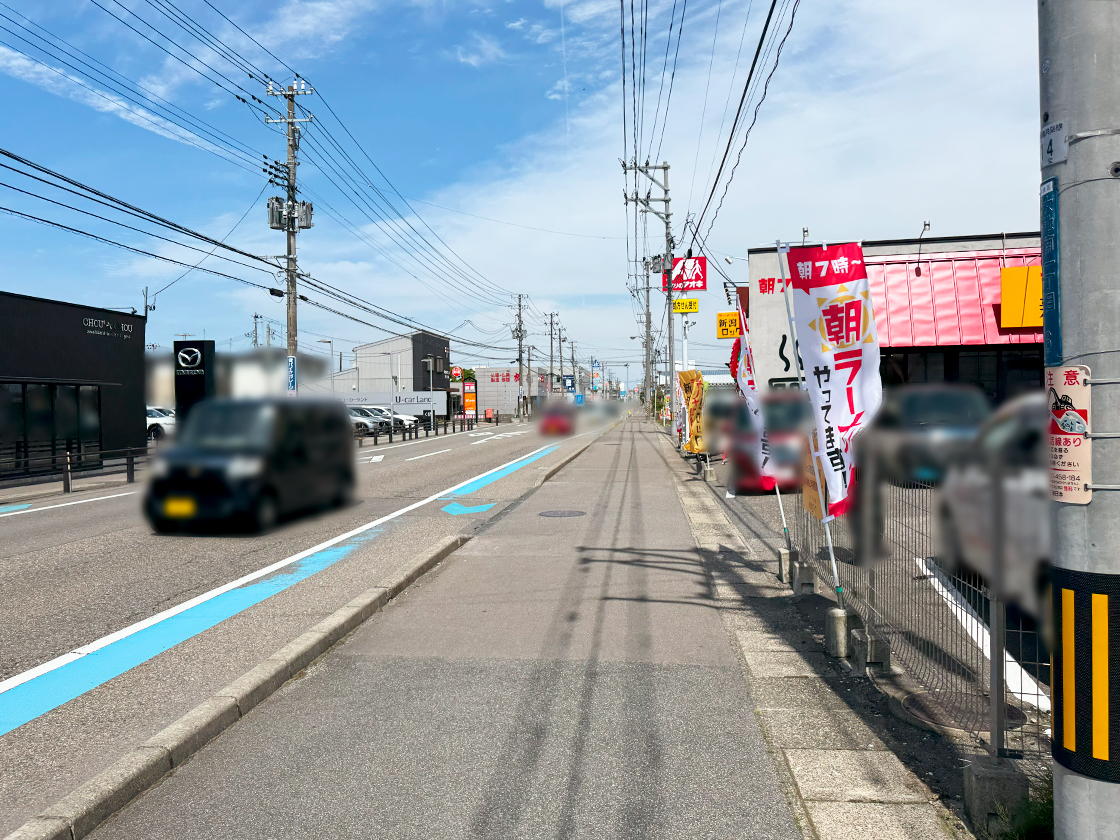 ラーメン食堂新潟ロック_場所