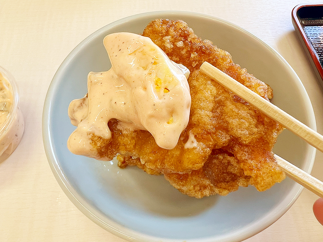 ラーメン食堂新潟ロック_玉子のチキン南蛮セット