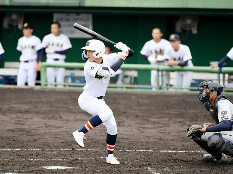 日本文理の斎藤開道内野手(3年)