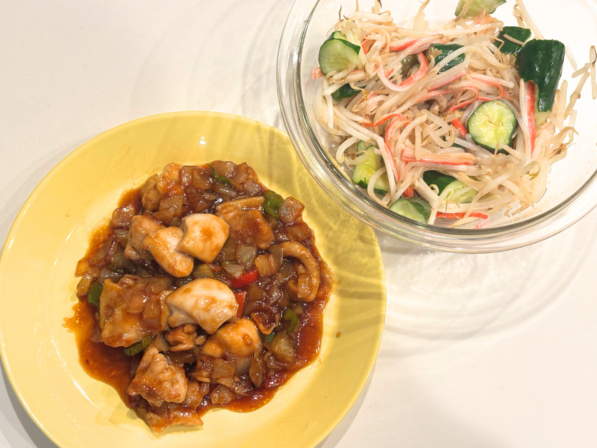 ヨシケイ新潟のカットミールの完成した料理