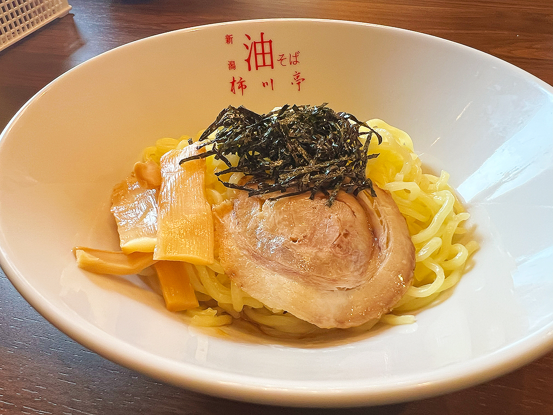 新潟油そば 柿川亭のグルテンフリー油そば