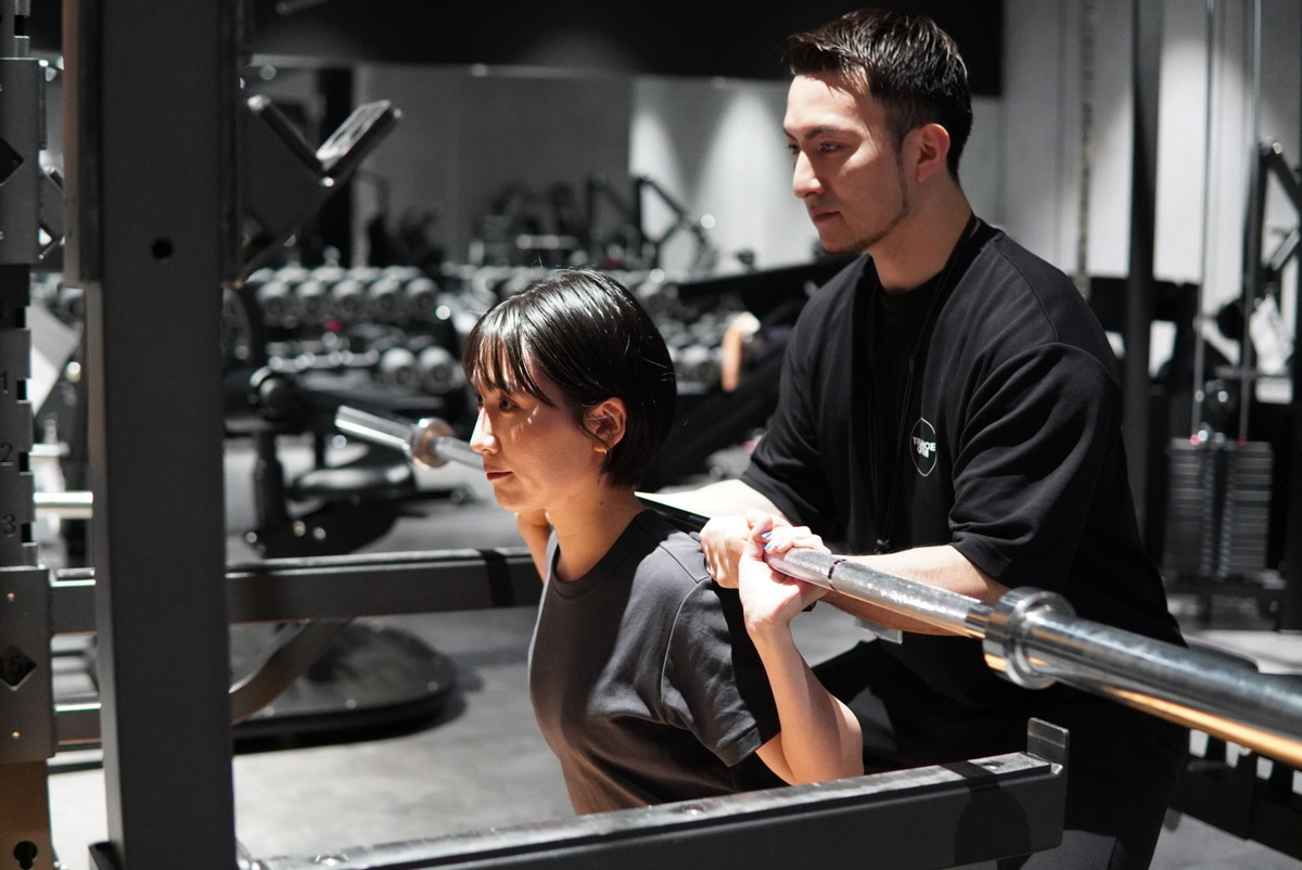 トランスジムのトレーニングの様子