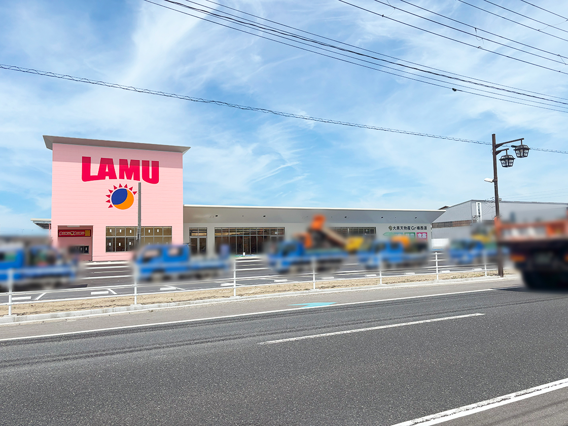 ラ・ムー 新潟東店の外観