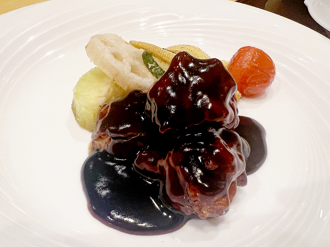 中国菜 龘 SANLONGの咕咾鶏 鶏肉の黒酢あんかけセット