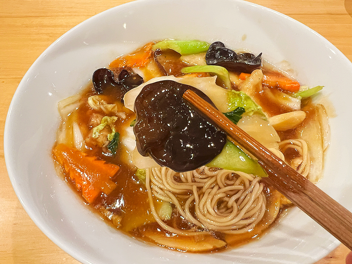 中国菜 龘 SANLONGの什錦湯麺 五目あんかけ汁そば