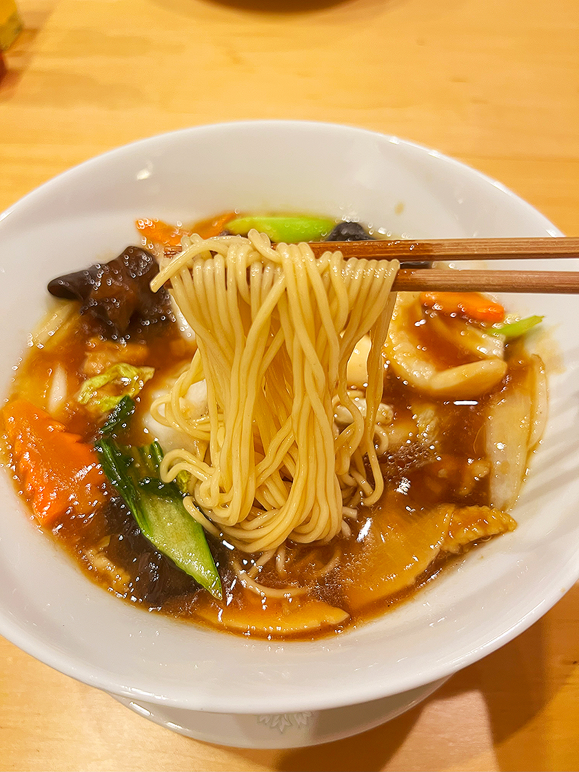 中国菜 龘 SANLONGの什錦湯麺 五目あんかけ汁そば