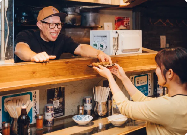 焼鳥どんの日垣さん