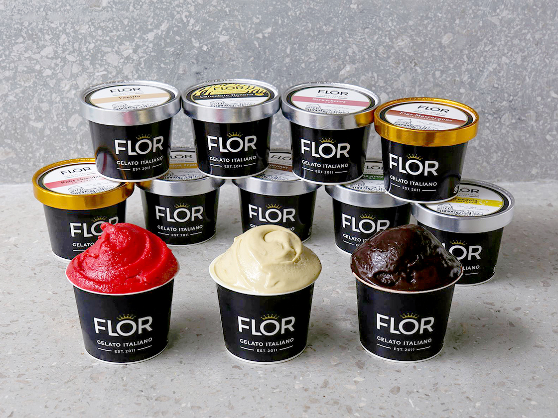 FLOR GELATOのジェラート