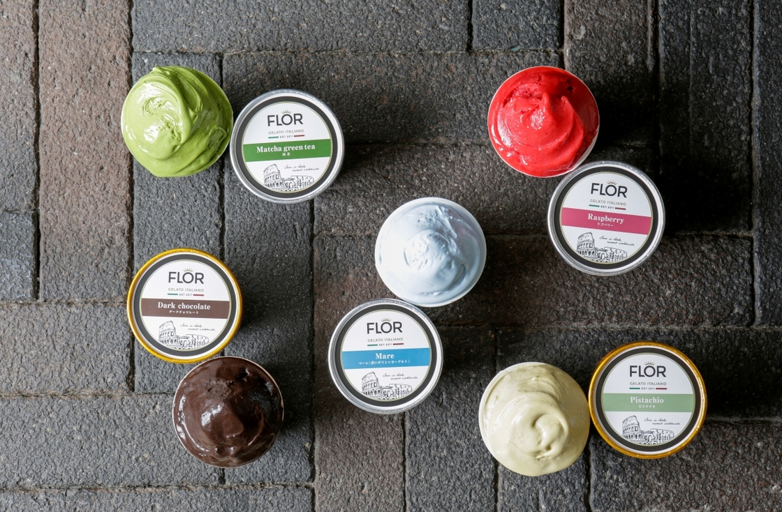 FLOR GELATOのジェラート