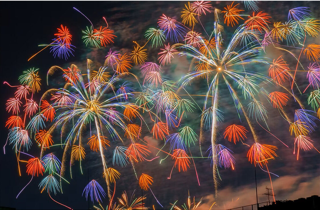 阿賀野川ござれや花火