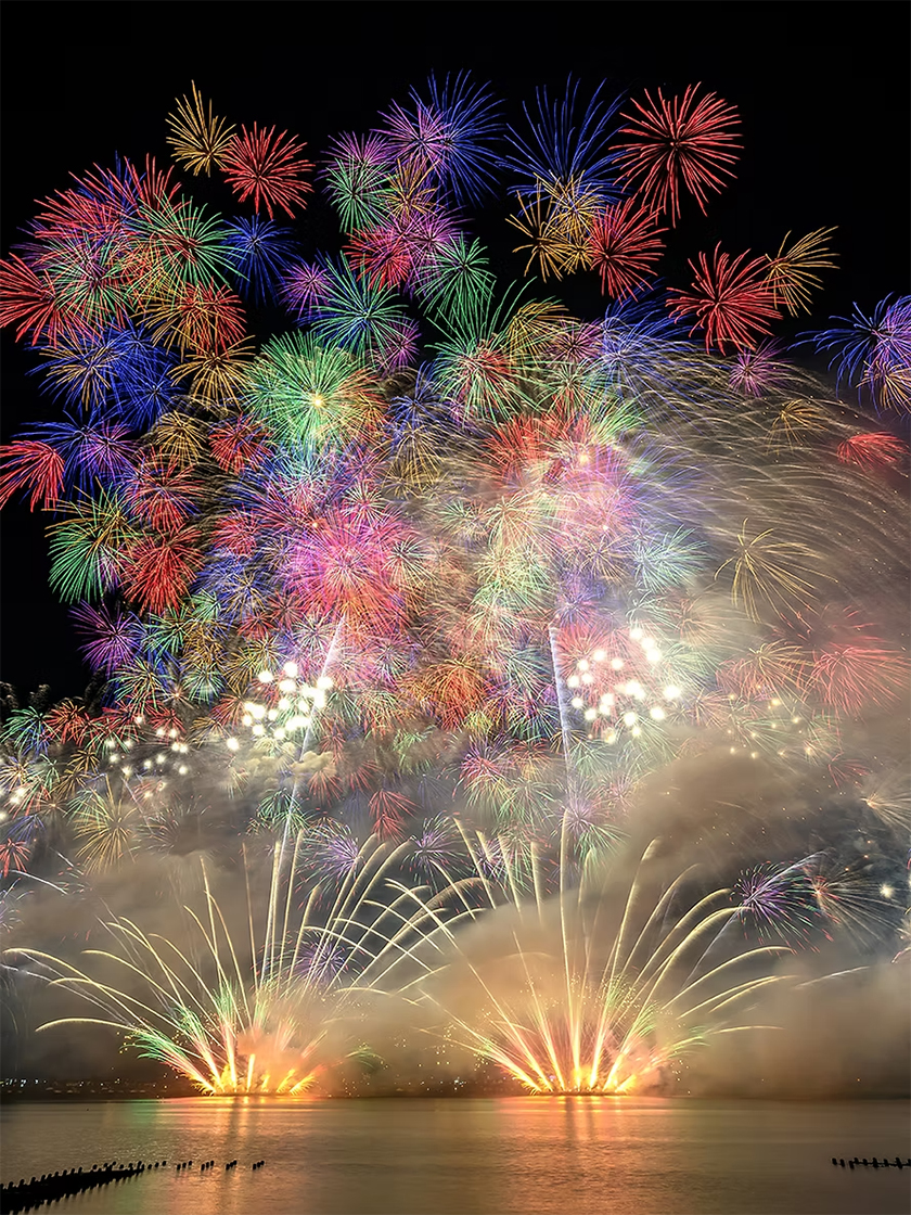 阿賀野川ござれや花火