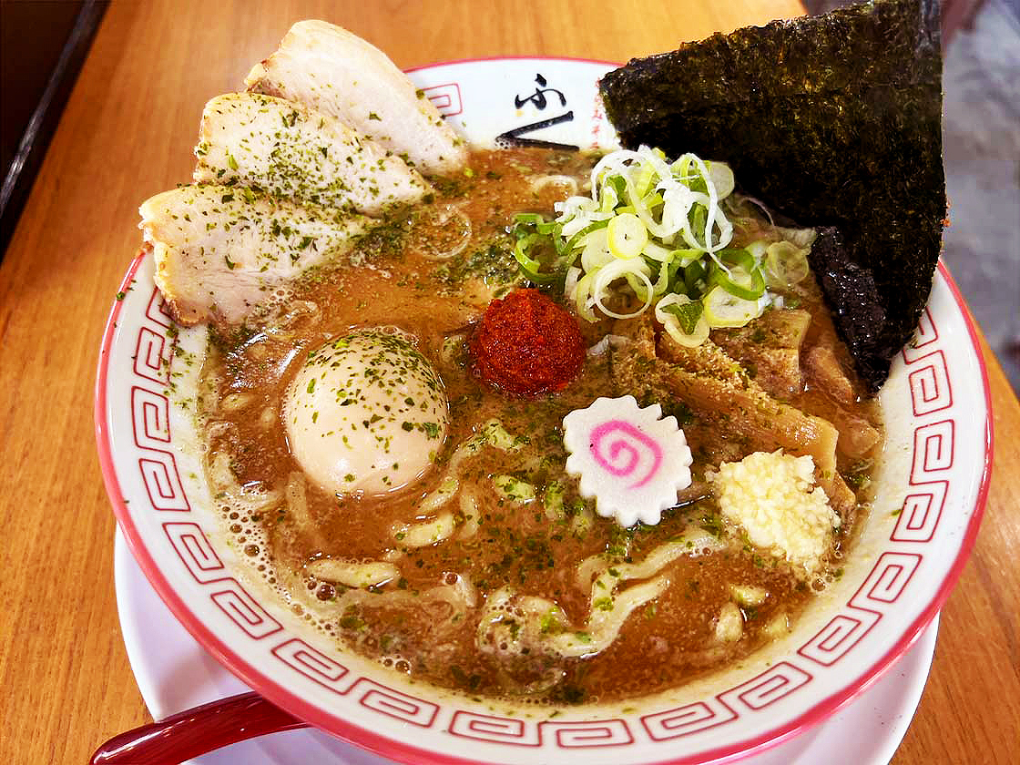 からみそラーメンふくろう 新潟女池店の「からみそラーメン 贅沢のせ」