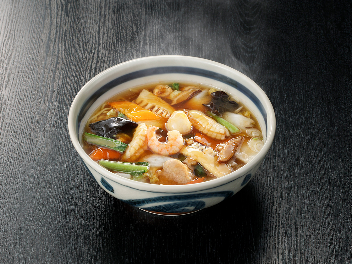 三宝亭の五目うま煮麺