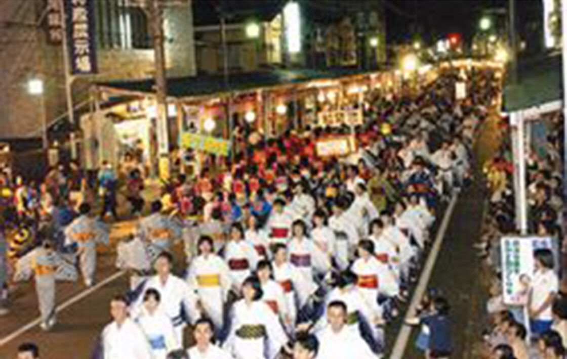 与板十五夜まつり　民謡流し