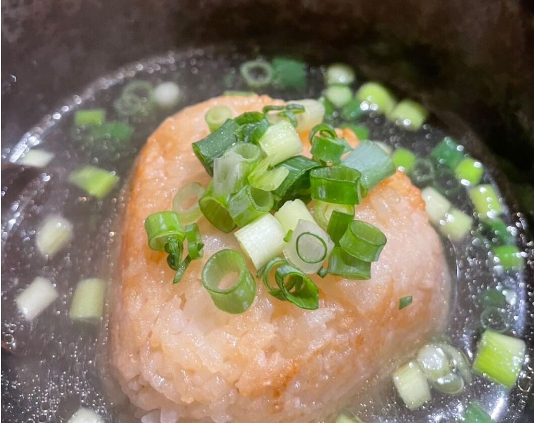 串かつ酒場 大門の焼きおにぎり茶漬け