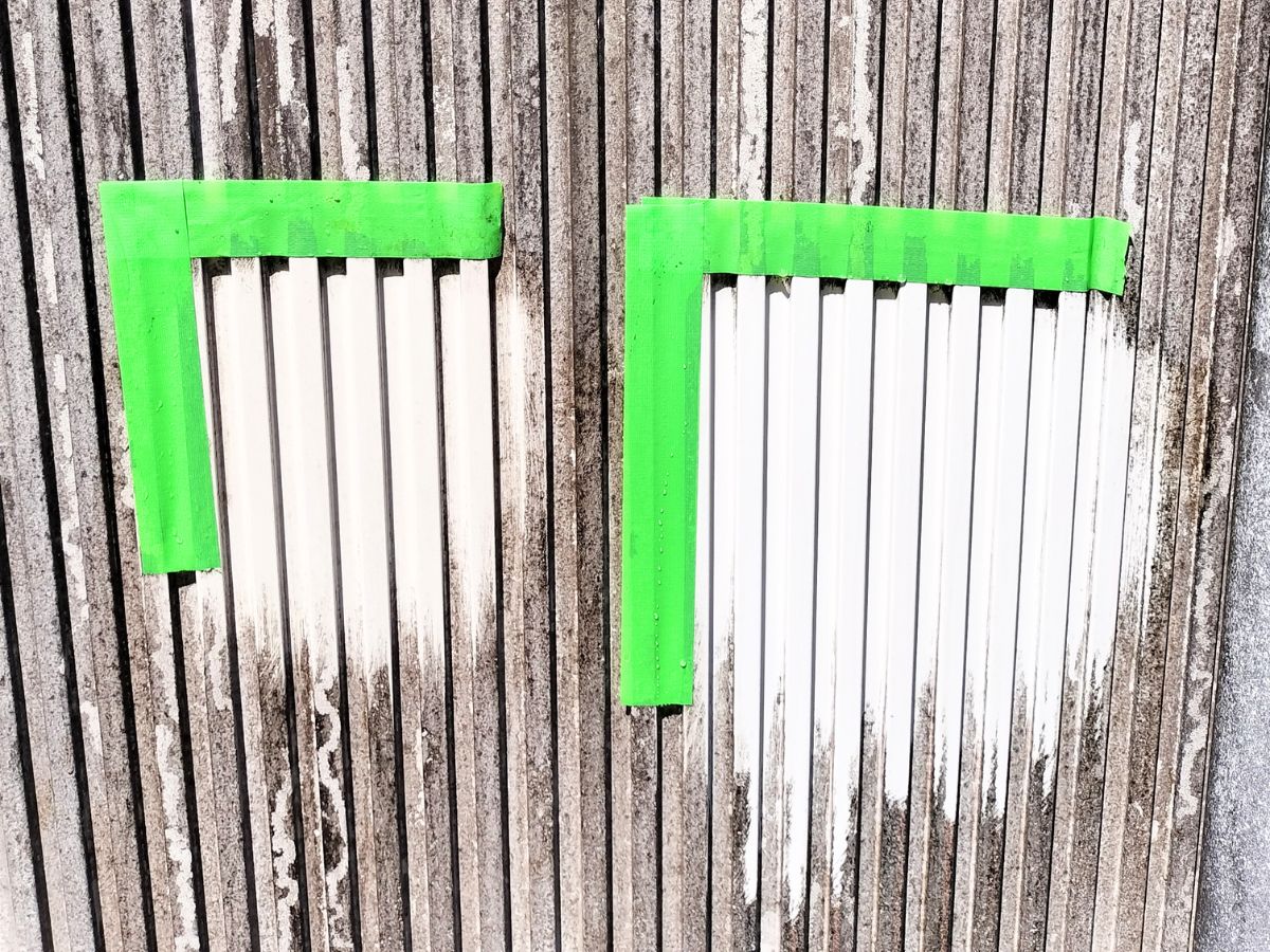 外壁洗浄バスターズ上越妙高店のテスト洗浄