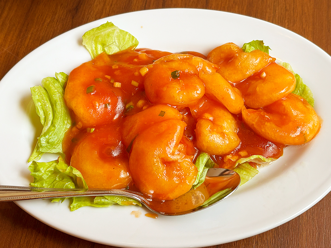 昇龍軒　エビチリ