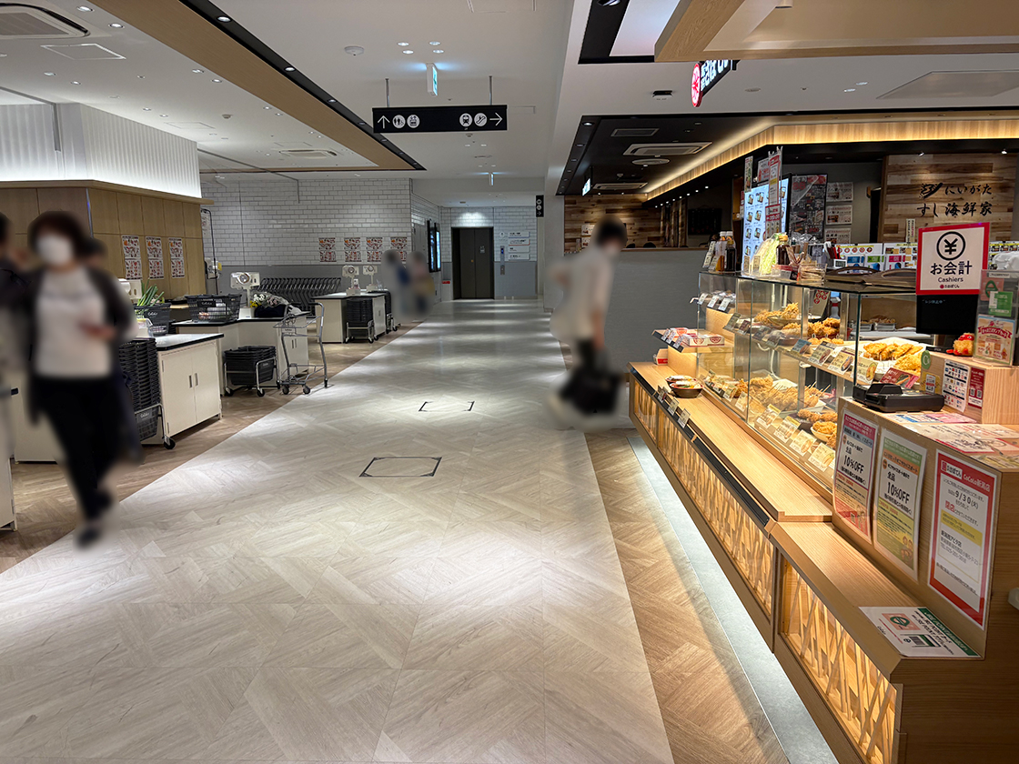 とんかつ新宿さぼてん CoCoLo新潟店の場所