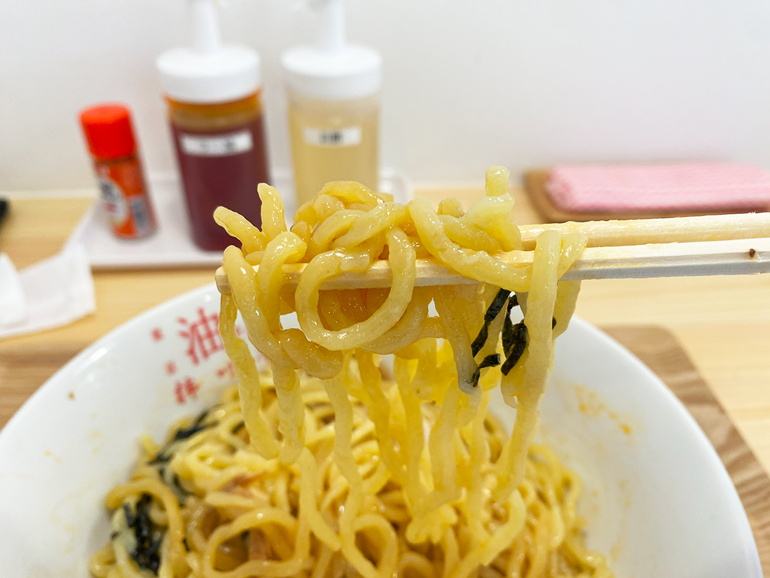 アブララボながおかの油そば(大盛)