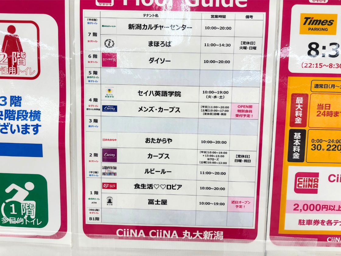 冨士屋 丸大新潟店の案内