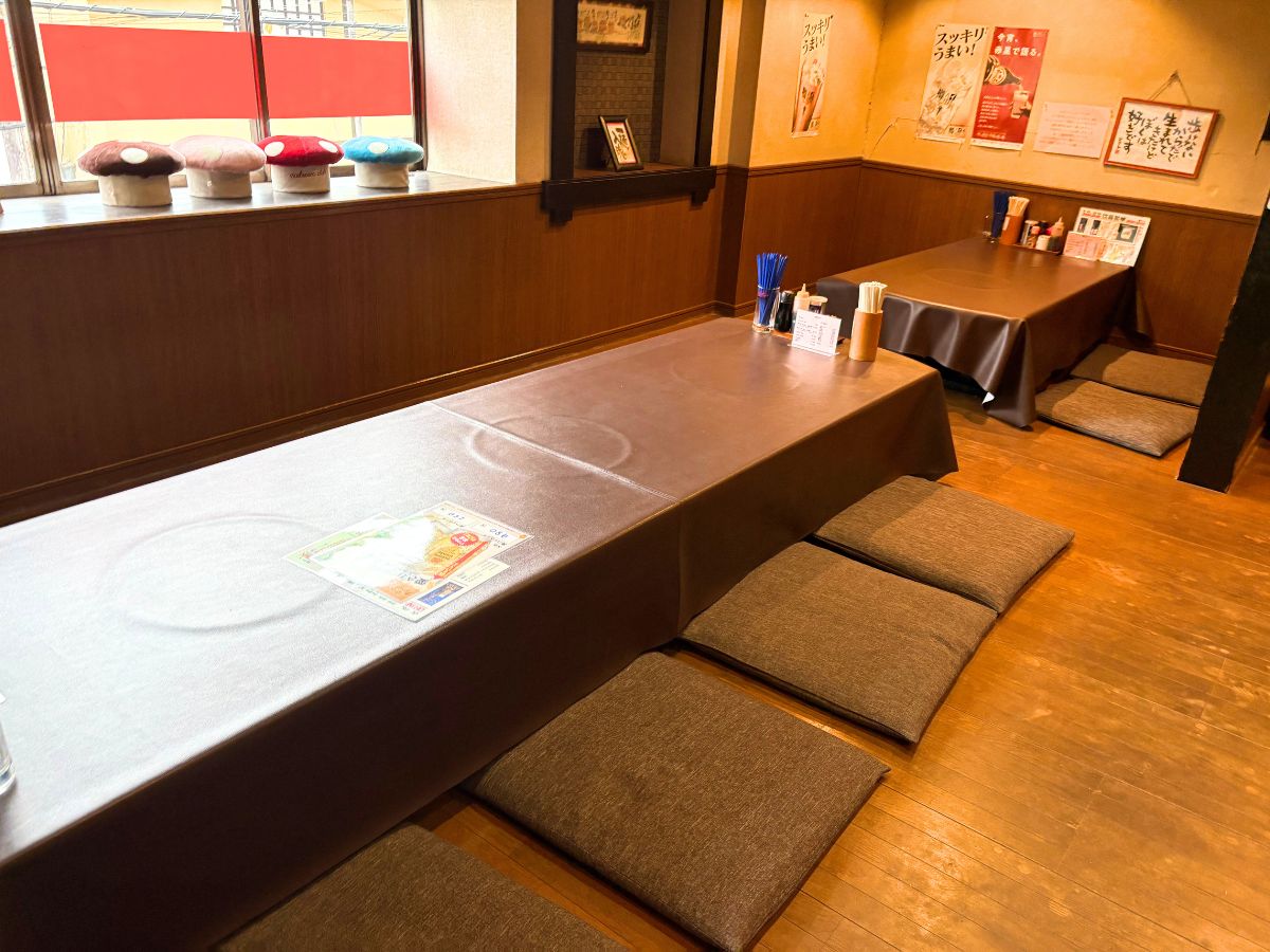 ら〜めん豚やろーの店内