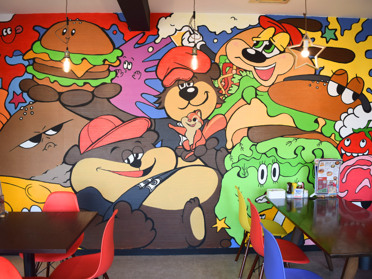 BEARSの店内イラスト