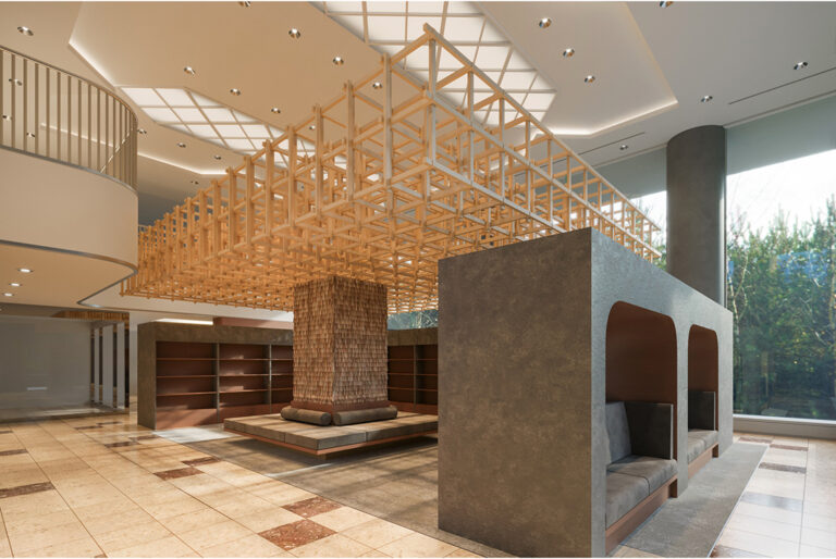 ゆとりろ越後湯沢のロビーラウンジ