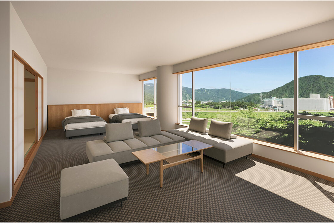 ゆとりろ越後湯沢の客室