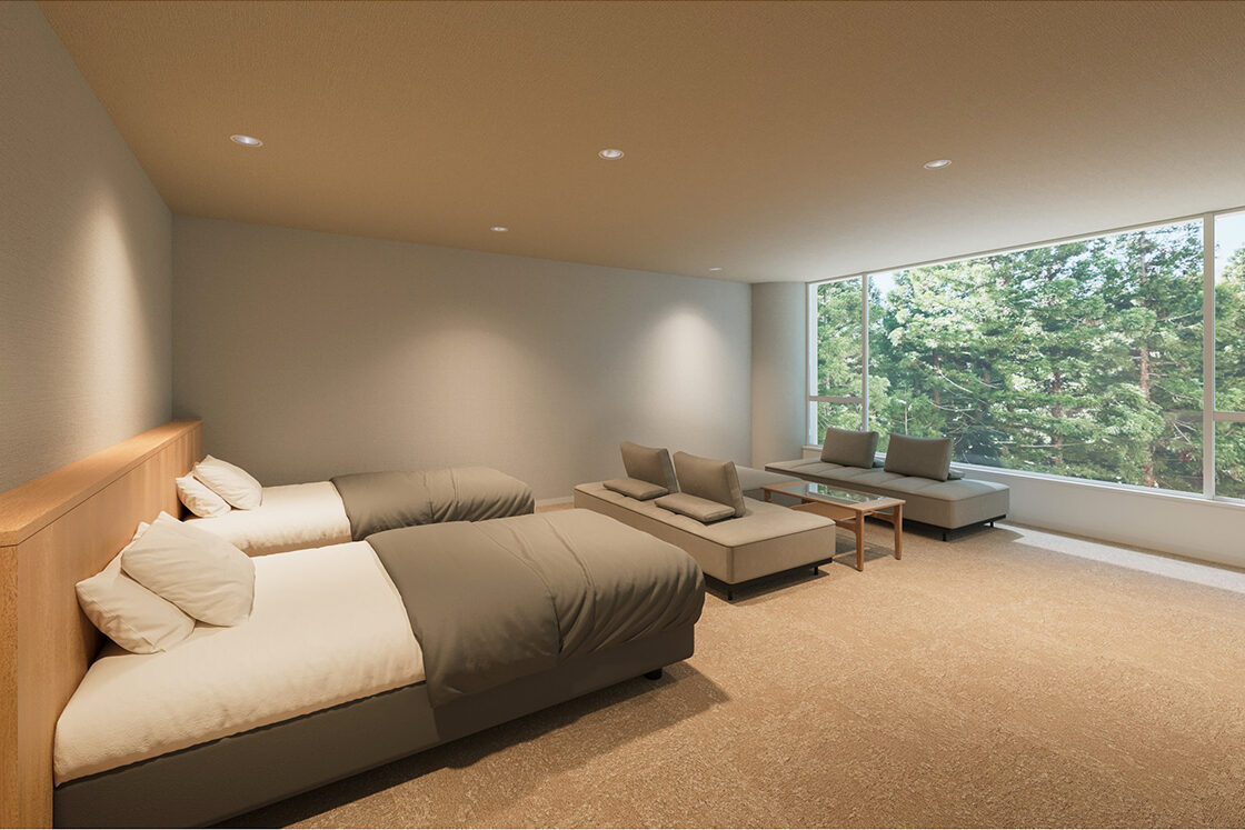 ゆとりろ越後湯沢の客室